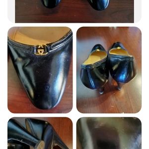 Gucci women leather heels-size 5.5B